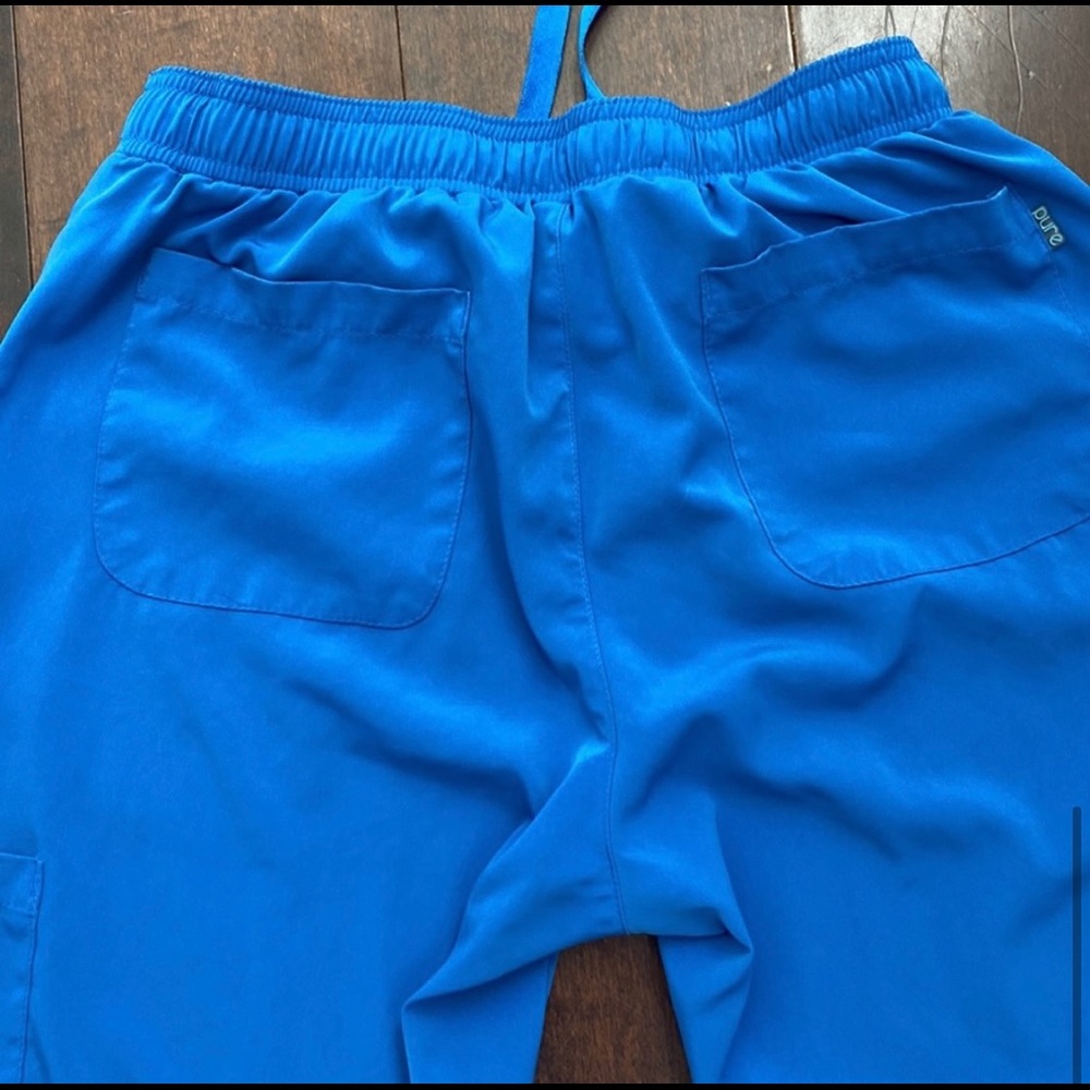 Pure scrub bottoms size S blue - Picture 5 of 7
